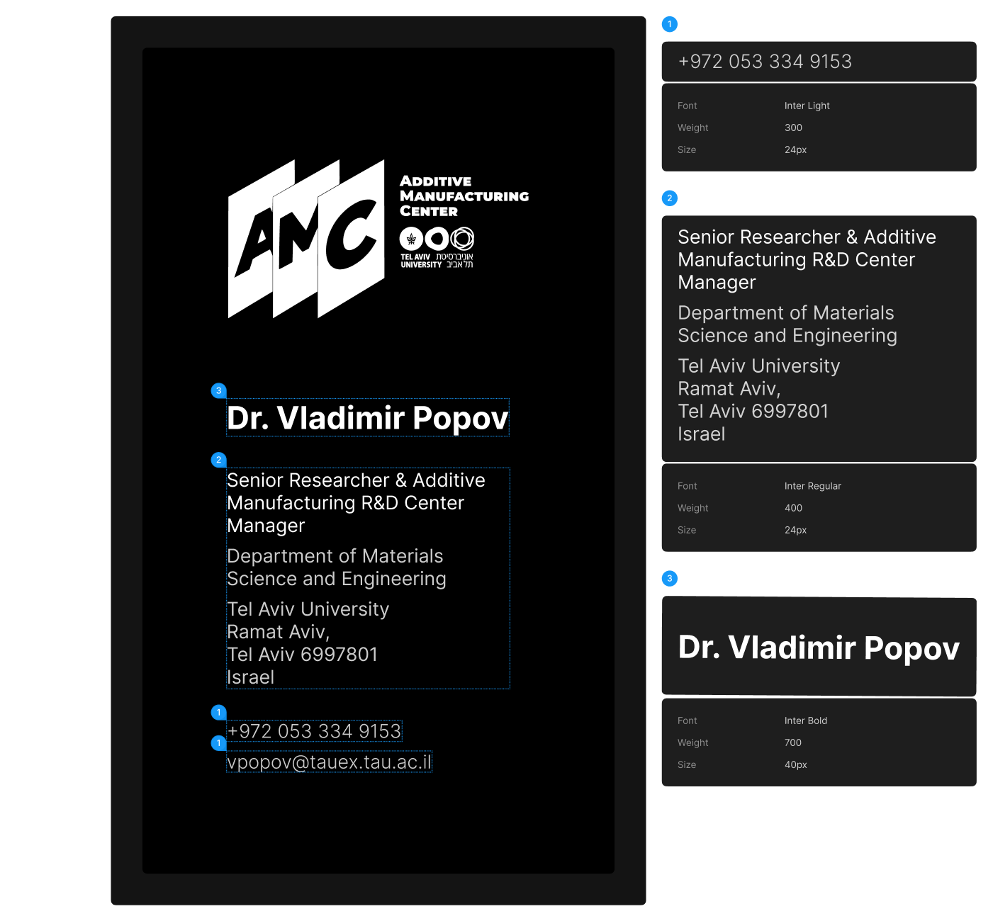 Business card